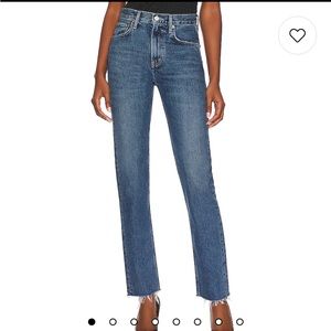 AGOLDE Cherie High Rise Straight in Range Sz 24 (WORN ONCE)